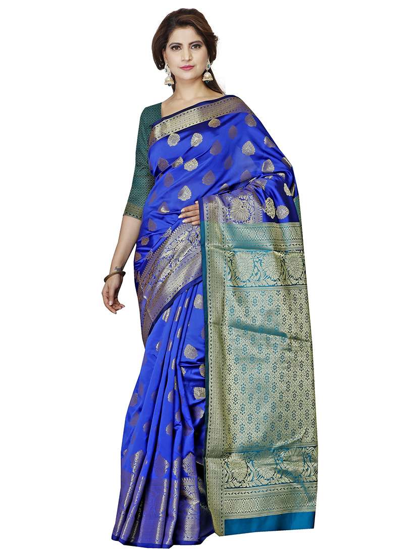women self design banarasi saree