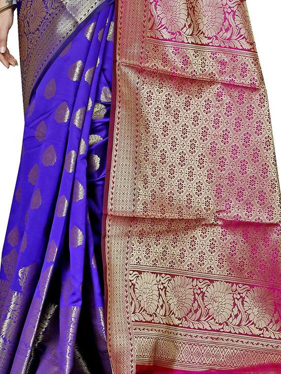 women self design banarasi saree - 21696673 -  Standard Image - 3