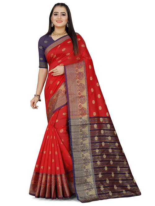 women self design banarasi saree - 21696690 -  Standard Image - 0