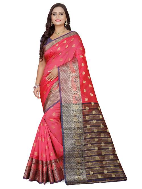 women self designed bordered saree - 21696692 - Standard Image - 0