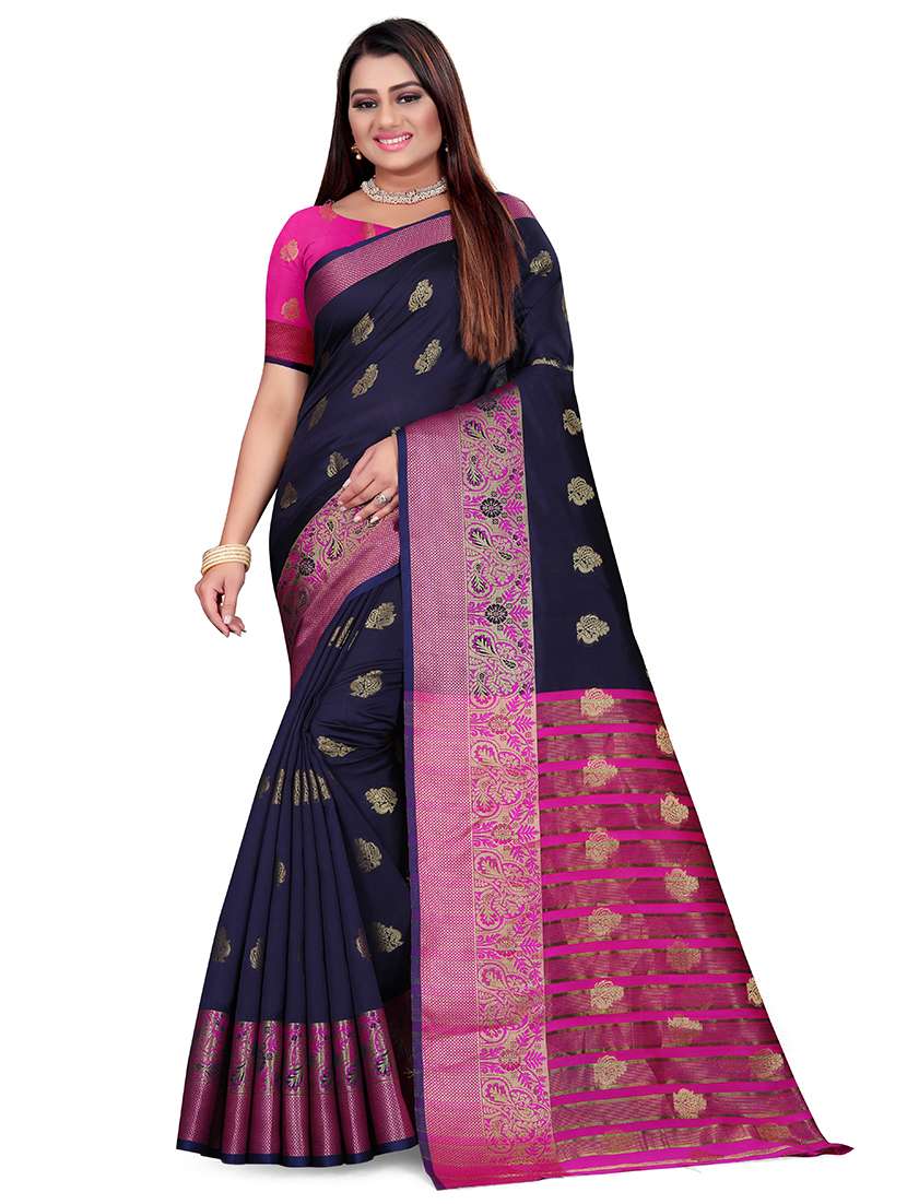 women self design banarasi saree
