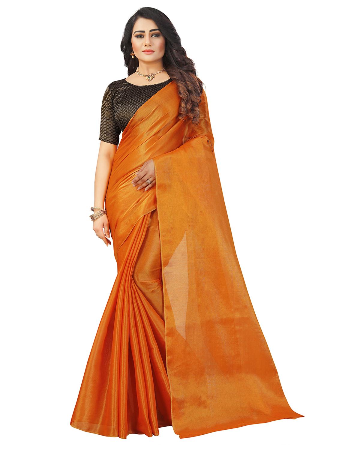 women self designed plain saree - 21696788 - Zoom Image - 0