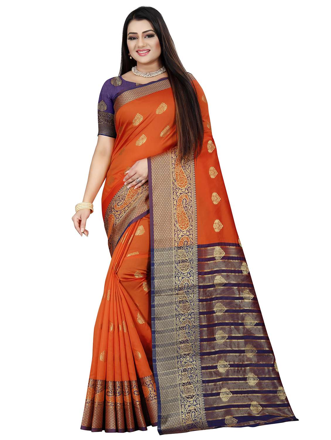 women self design banarasi saree - 21696813 - Zoom Image - 0