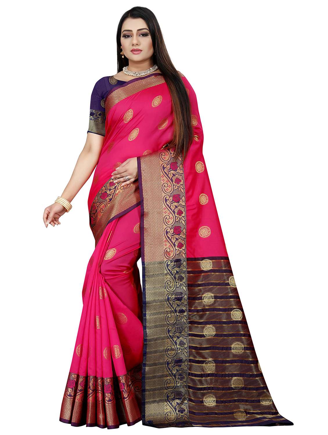 women self design banarasi saree - 21696820 - Zoom Image - 0