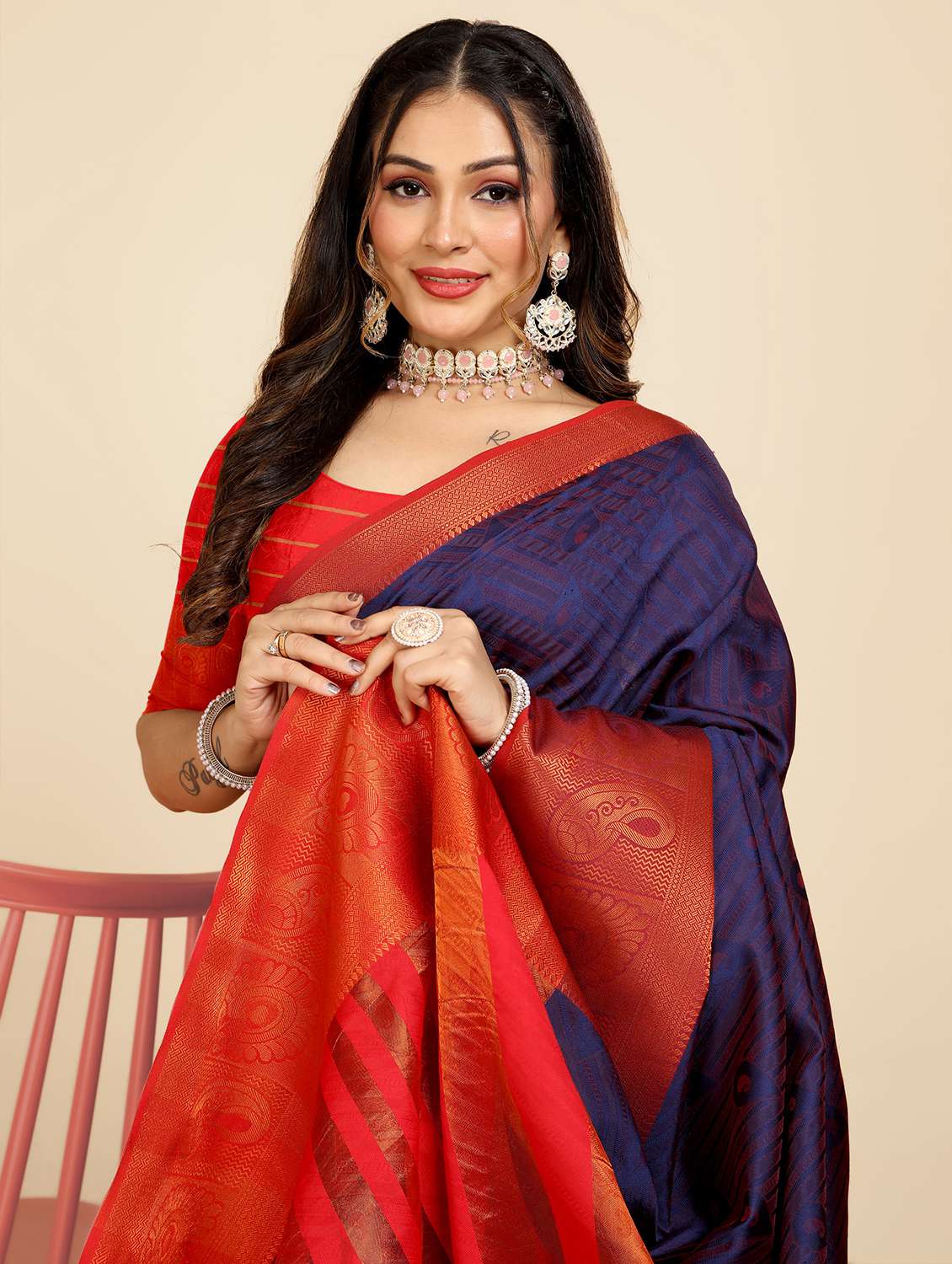 women self design banarasi saree - 21696845 -  Standard Image - 3