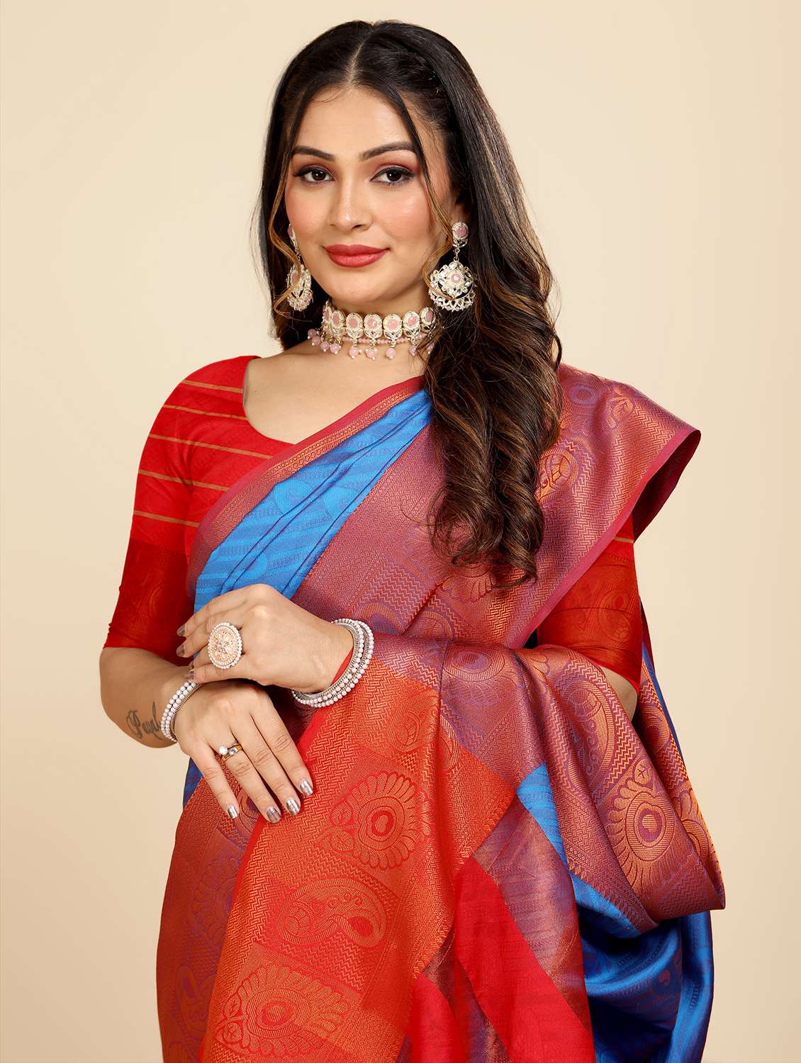 women self design banarasi saree - 21696848 -  Standard Image - 3