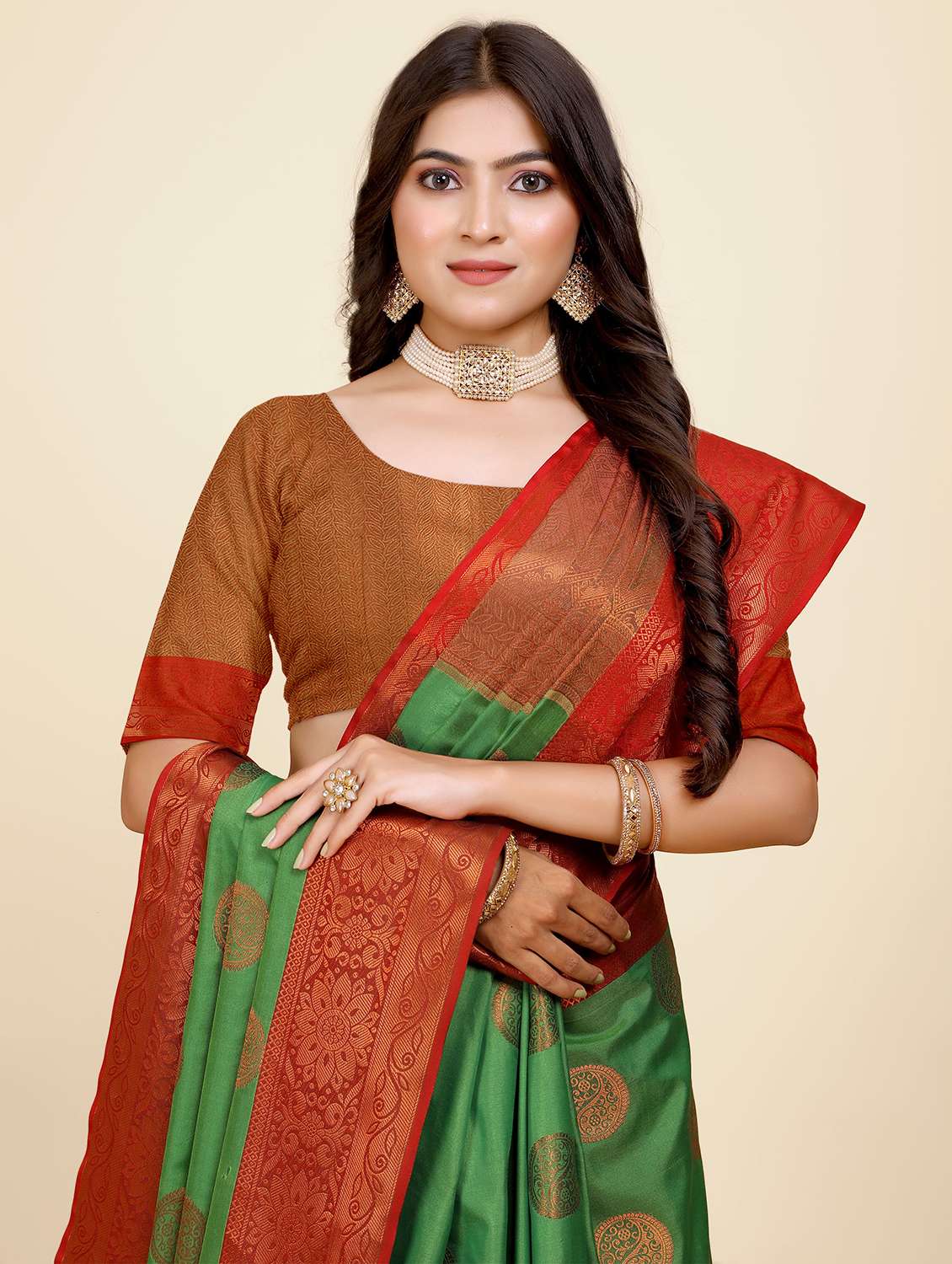 women self design banarasi saree - 21696850 -  Standard Image - 3