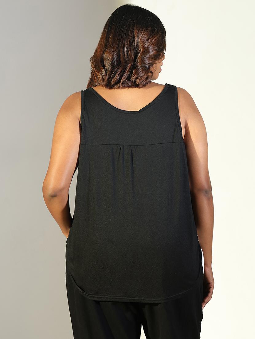 women black sleeveless tank top - 21697016 - Standard Image - 3