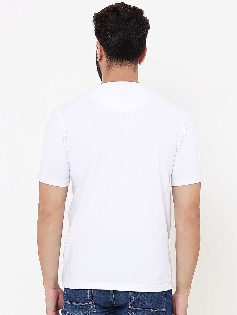 men front print short sleeve t-shirt - 21697127 -  Standard Image - 3