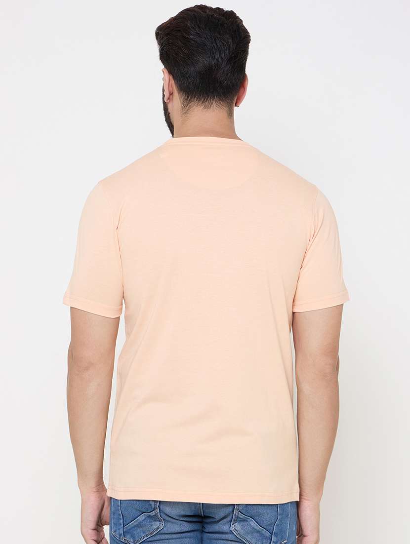 men chest print short sleeve t-shirt - 21697130 -  Standard Image - 3