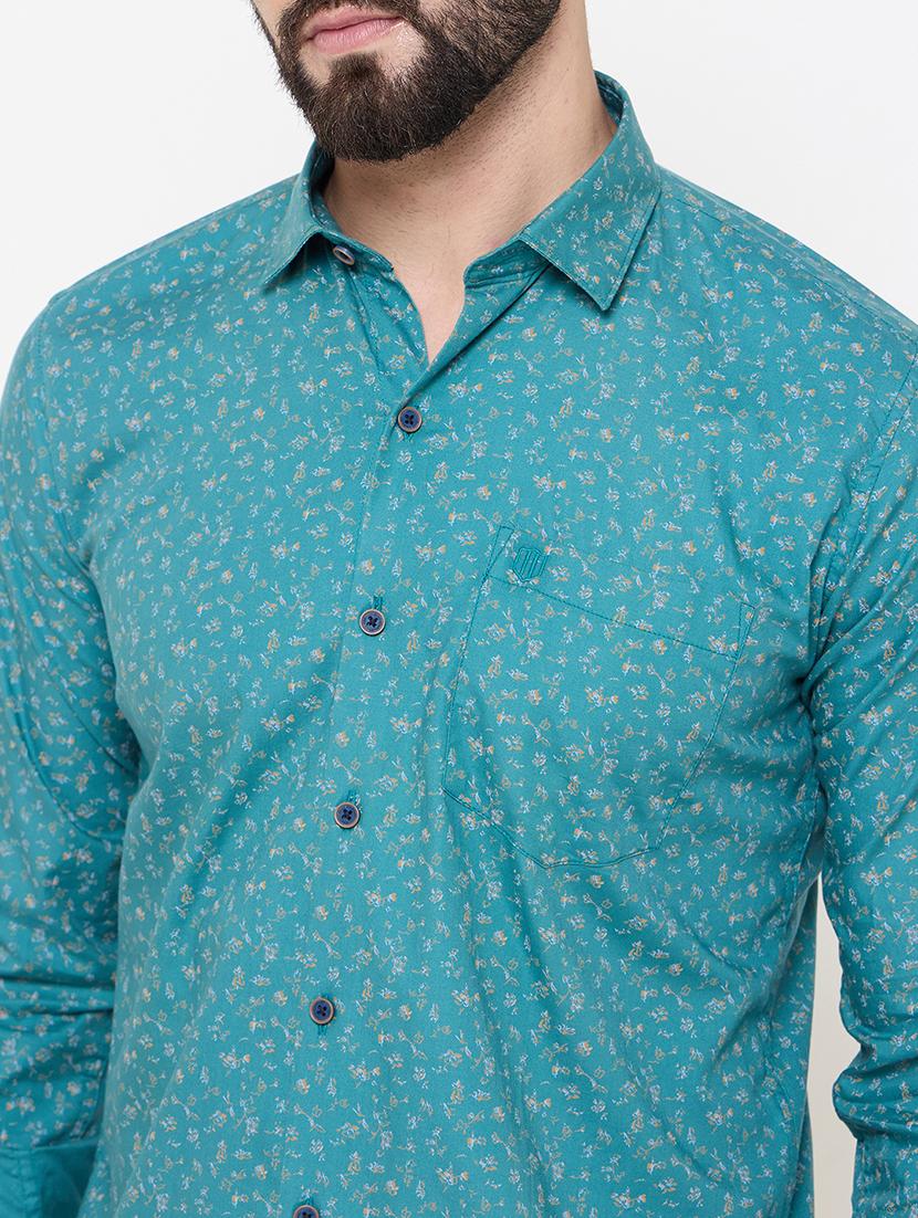 blue cotton casual shirt - 21697437 - Standard Image - 5