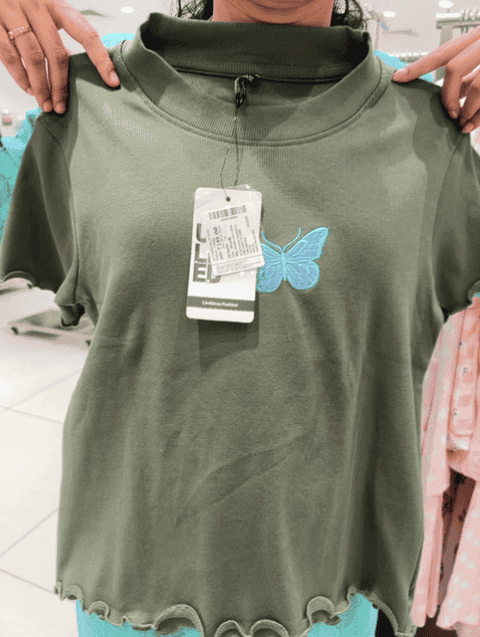 olive poly cotton rib tshirt - 21697596 -  Standard Image - 0