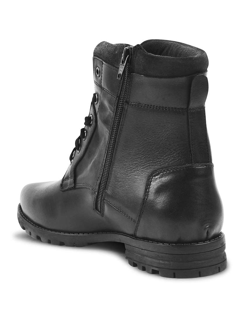 men black lace up boots - 21698008 -  Standard Image - 3