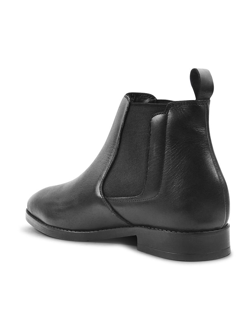 men black slip on boots - 21698012 - Standard Image - 3