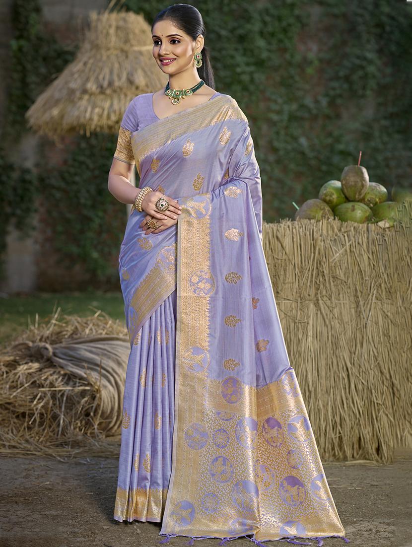 women self design banarasi saree with blouse - 21698251 -  Zoom Image - 0