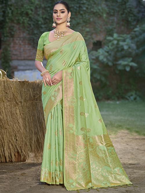 women self design banarasi saree with blouse - 21698254 -  Standard Image - 0