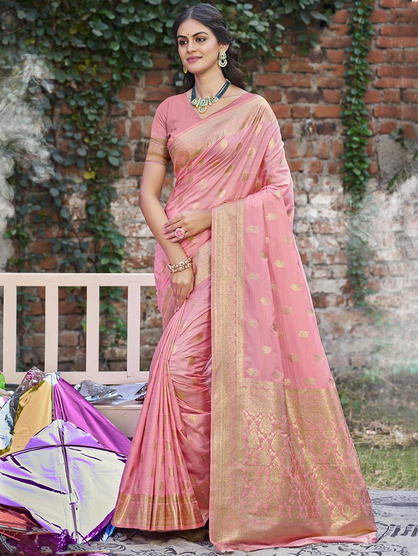 women self design banarasi saree with blouse - 21698329 -  Zoom Image - 0