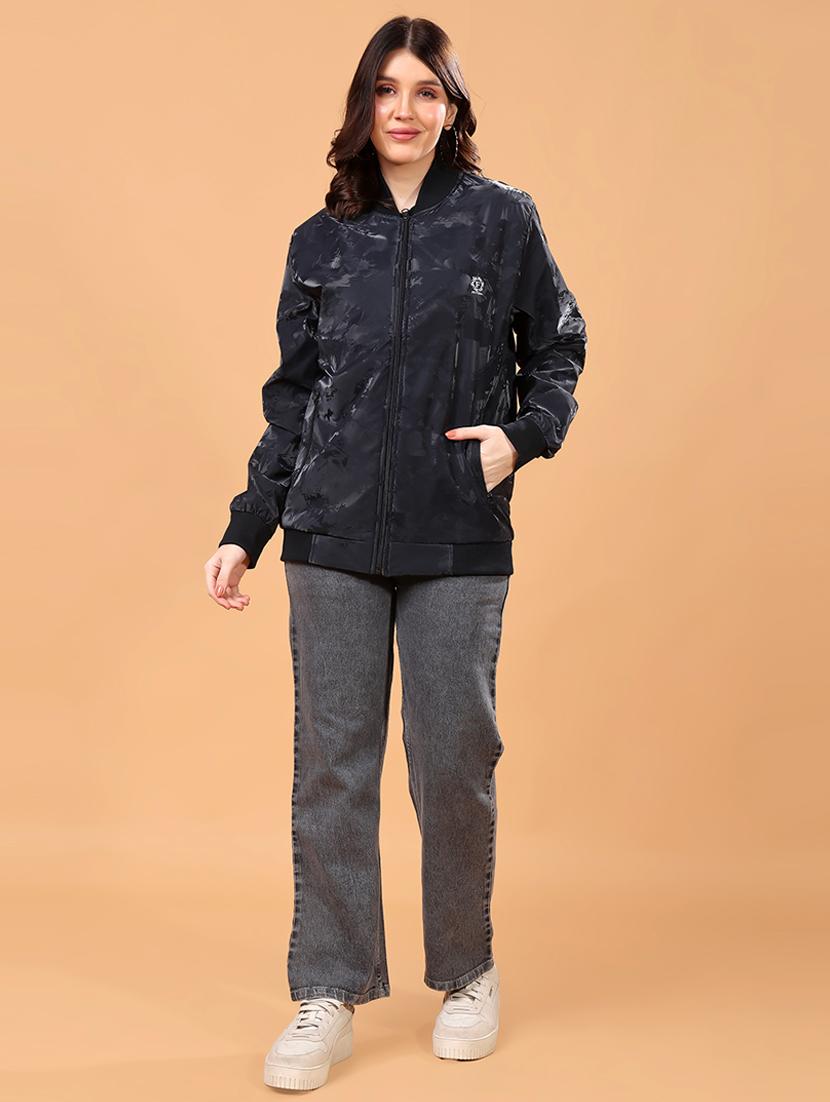 women printed long sleeves regular jacket - 21698489 - Standard Image - 3
