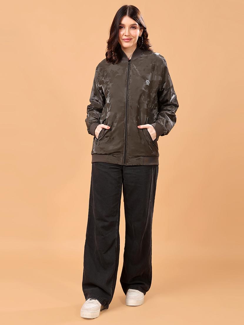 women printed long sleeves regular jacket - 21698492 - Standard Image - 3