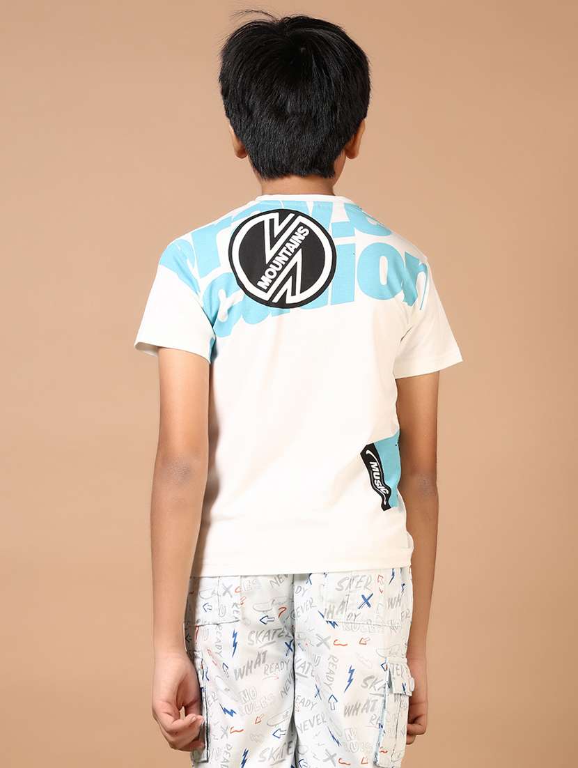 boys printed short sleeves t-shirt - 21698929 -  Standard Image - 3