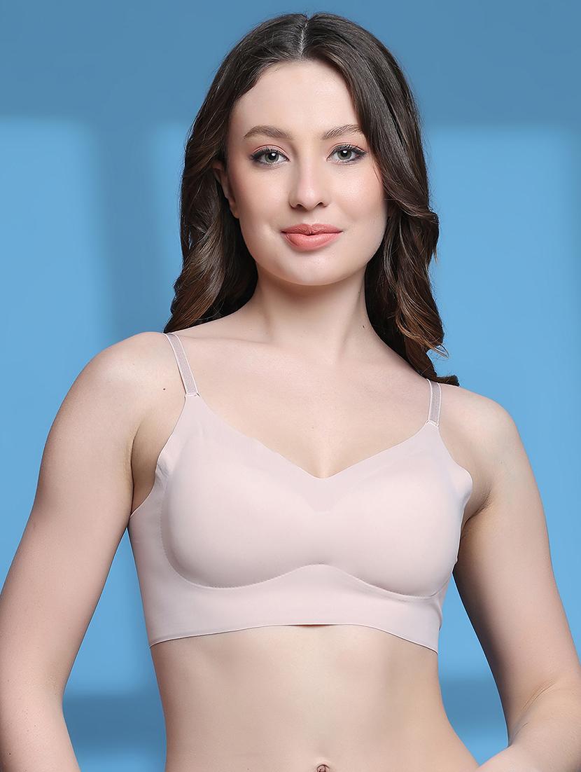 women solid lightly padded bralette - 21699227 - Zoom Image - 0