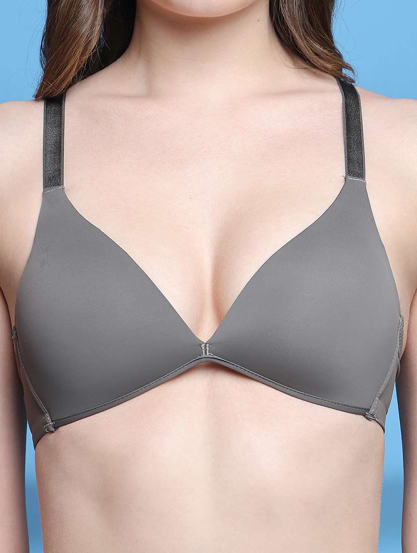 women solid bras and panty set - 21699375 -  Standard Image - 3