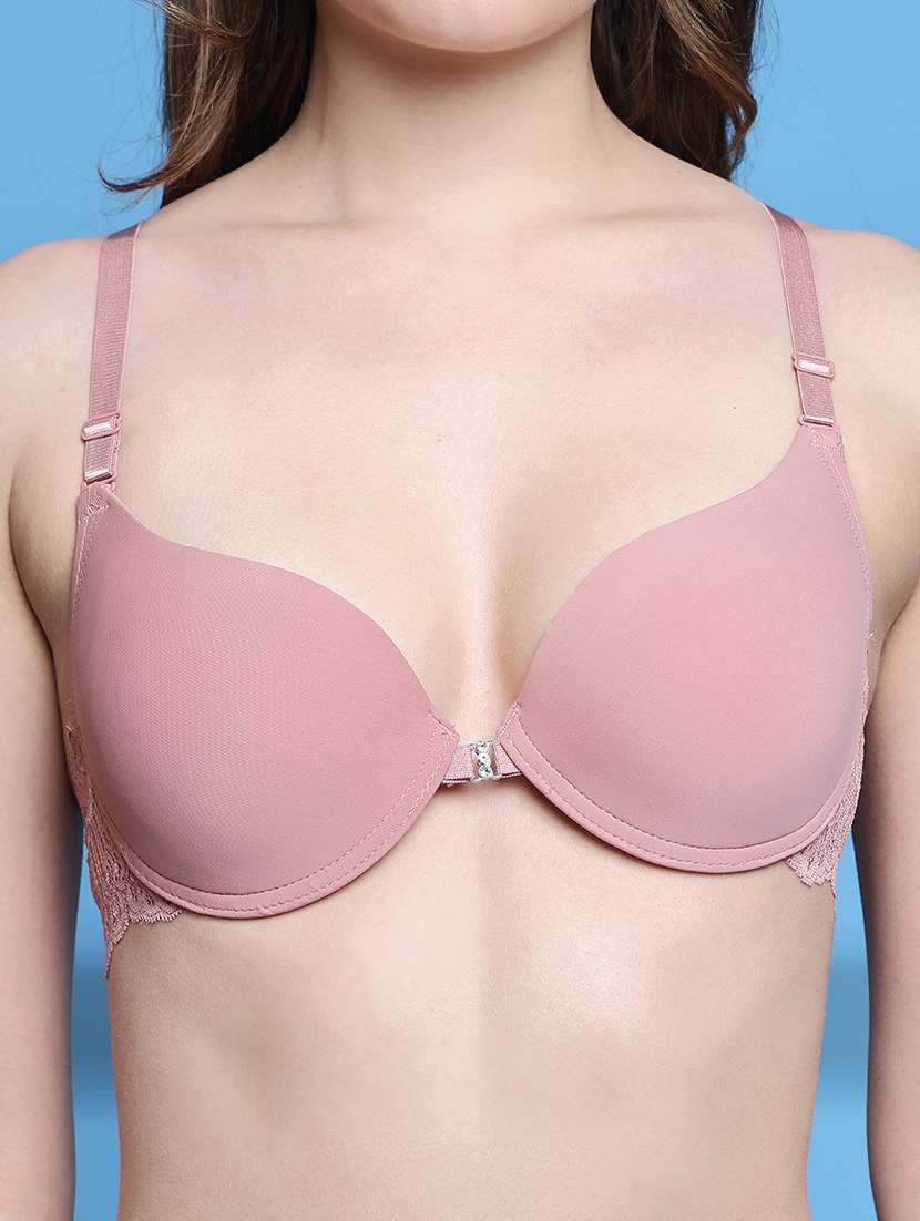 women solid bras and panty set - 21699377 -  Standard Image - 3