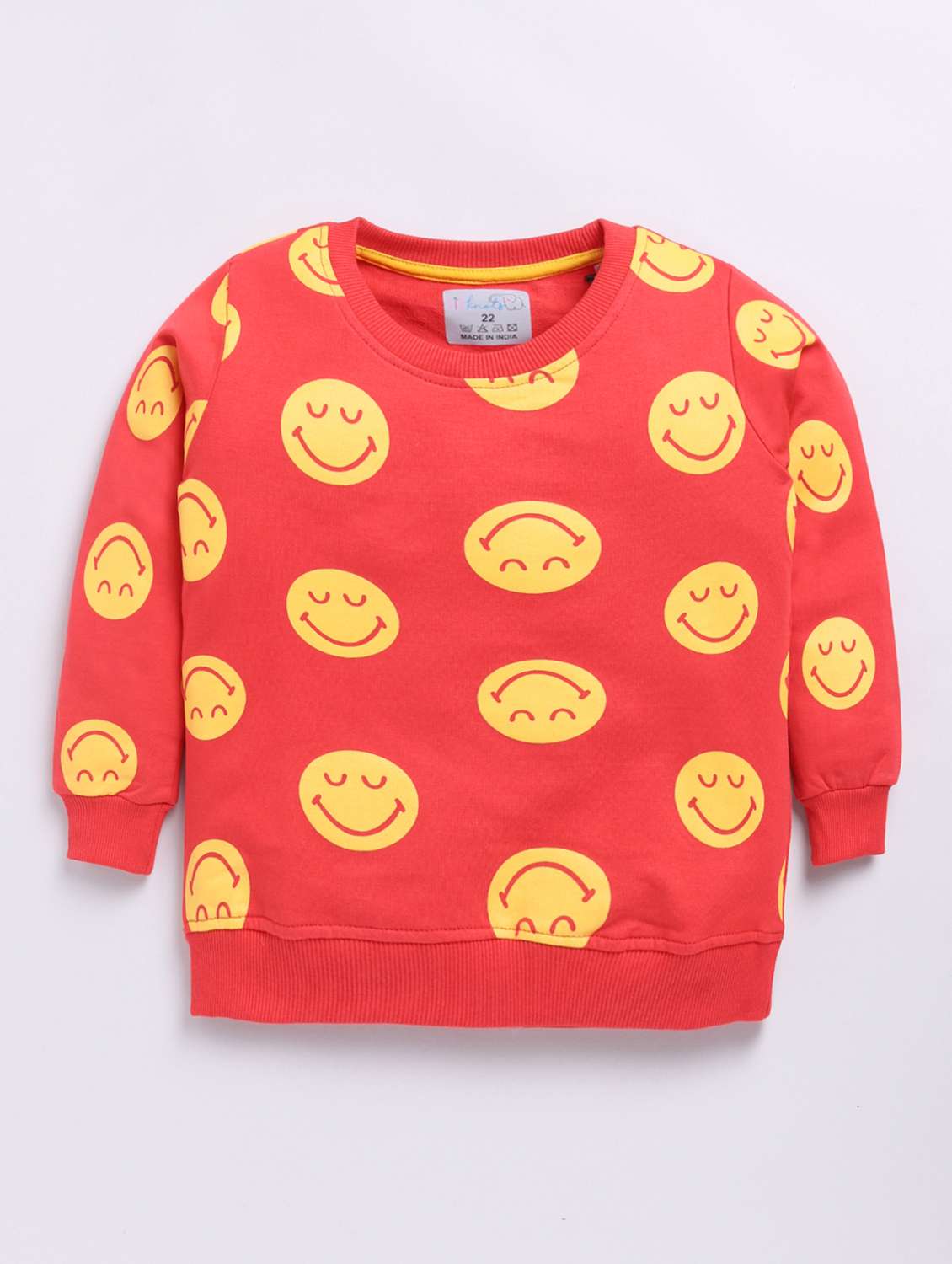 kids printed long sleeve sweatshirt - 21699381 -  Zoom Image - 0
