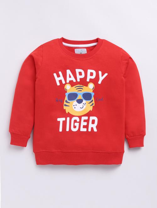kids printed long sleeve sweatshirt - 21699384 - Standard Image - 0