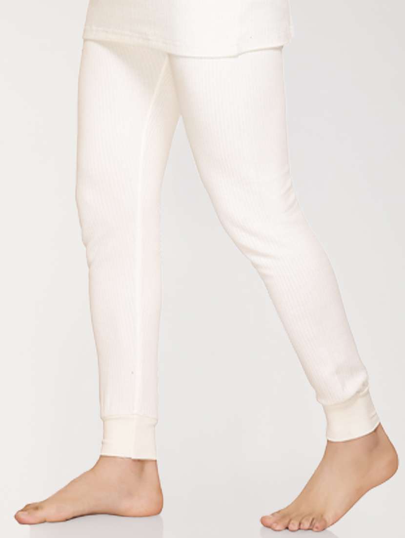 men white fleece thermal bottom wear - 21699528 -  Standard Image - 3