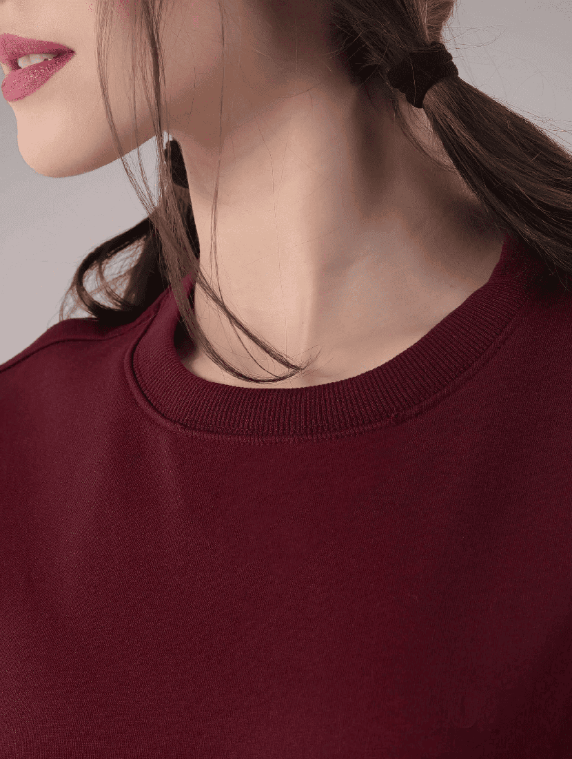 bronze fleece plain sweatshirt - 21699536 - Standard Image - 5