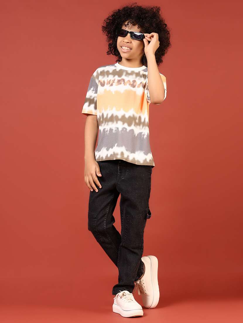 boys printed short sleeve regular fit t-shirt - 21700694 -  Standard Image - 5