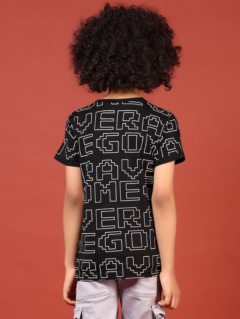 boys printed short sleeve regular fit t-shirt - 21700836 - Standard Image - 3