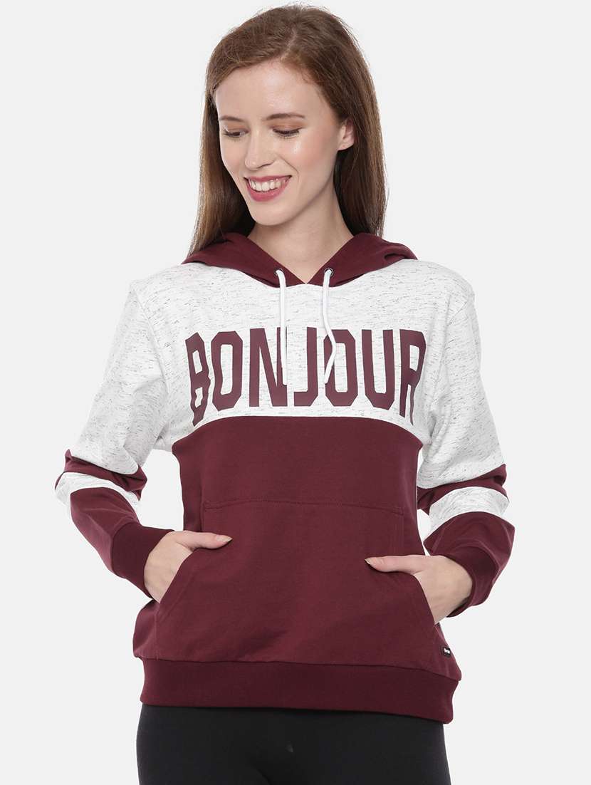 women color block long sleeve sweatshirt - 21700962 -  Zoom Image - 0