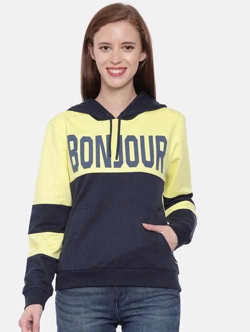women color block long sleeve sweatshirt - 21700964 -  Standard Image - 0