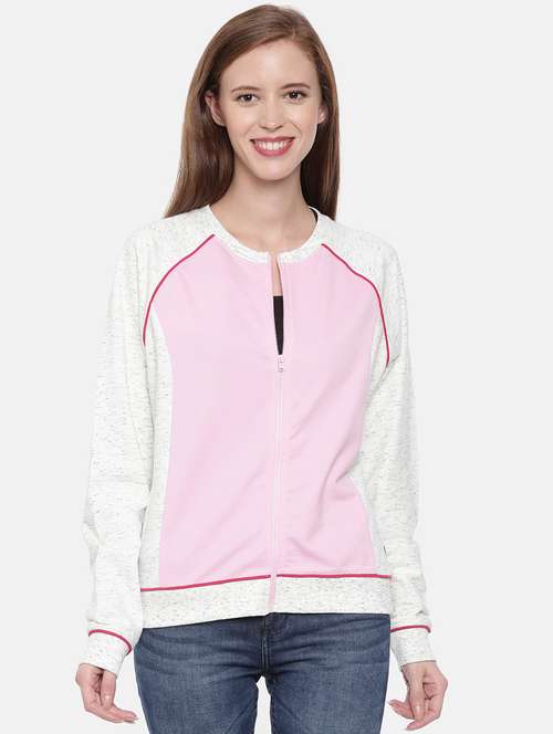 women color block long sleeve sweatshirt - 21700965 -  Standard Image - 0