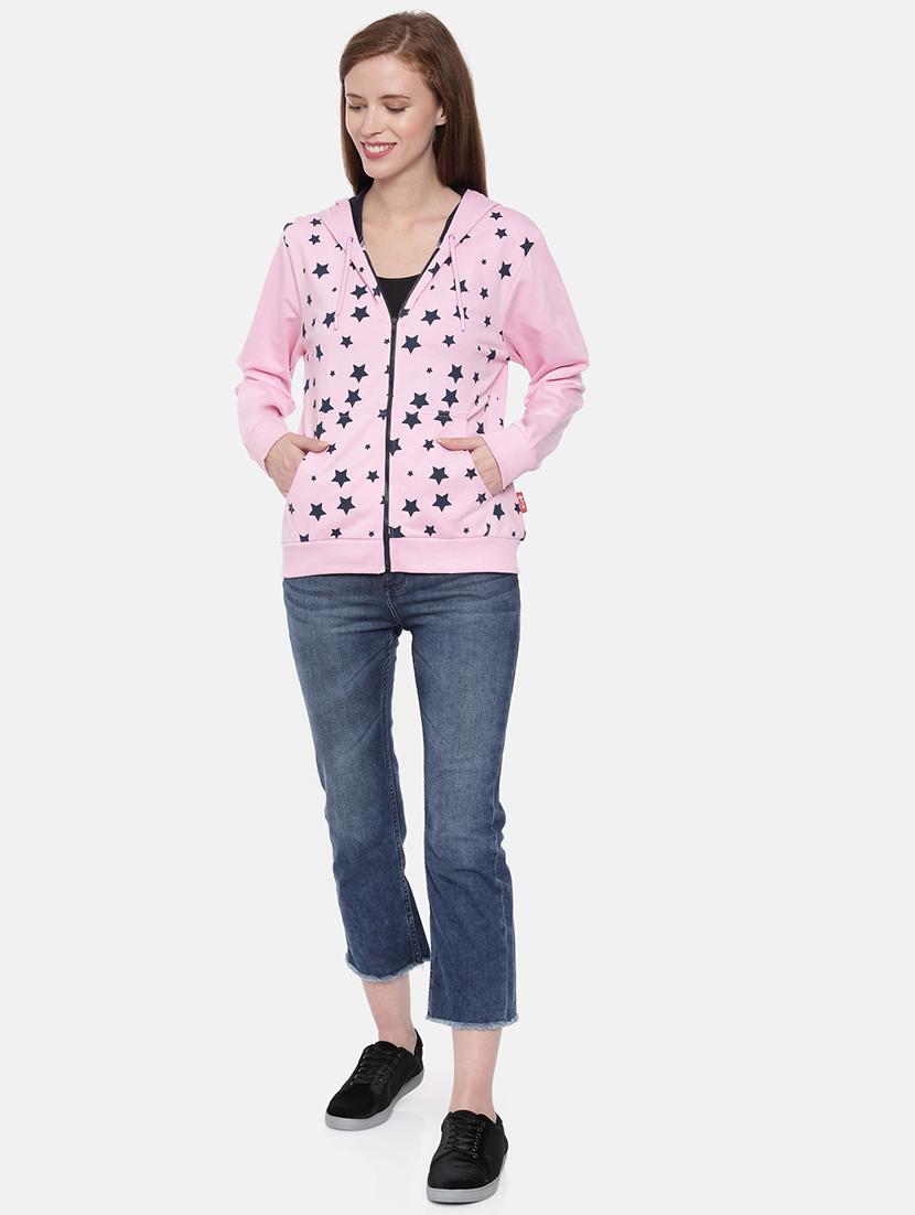 women front print long sleeve sweatshirt - 21700968 - Standard Image - 3