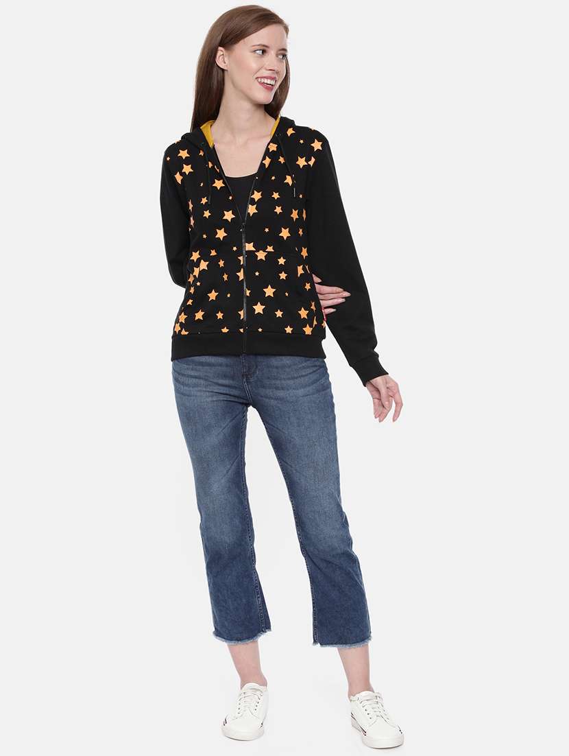 women front print long sleeve sweatshirt - 21700969 -  Standard Image - 3