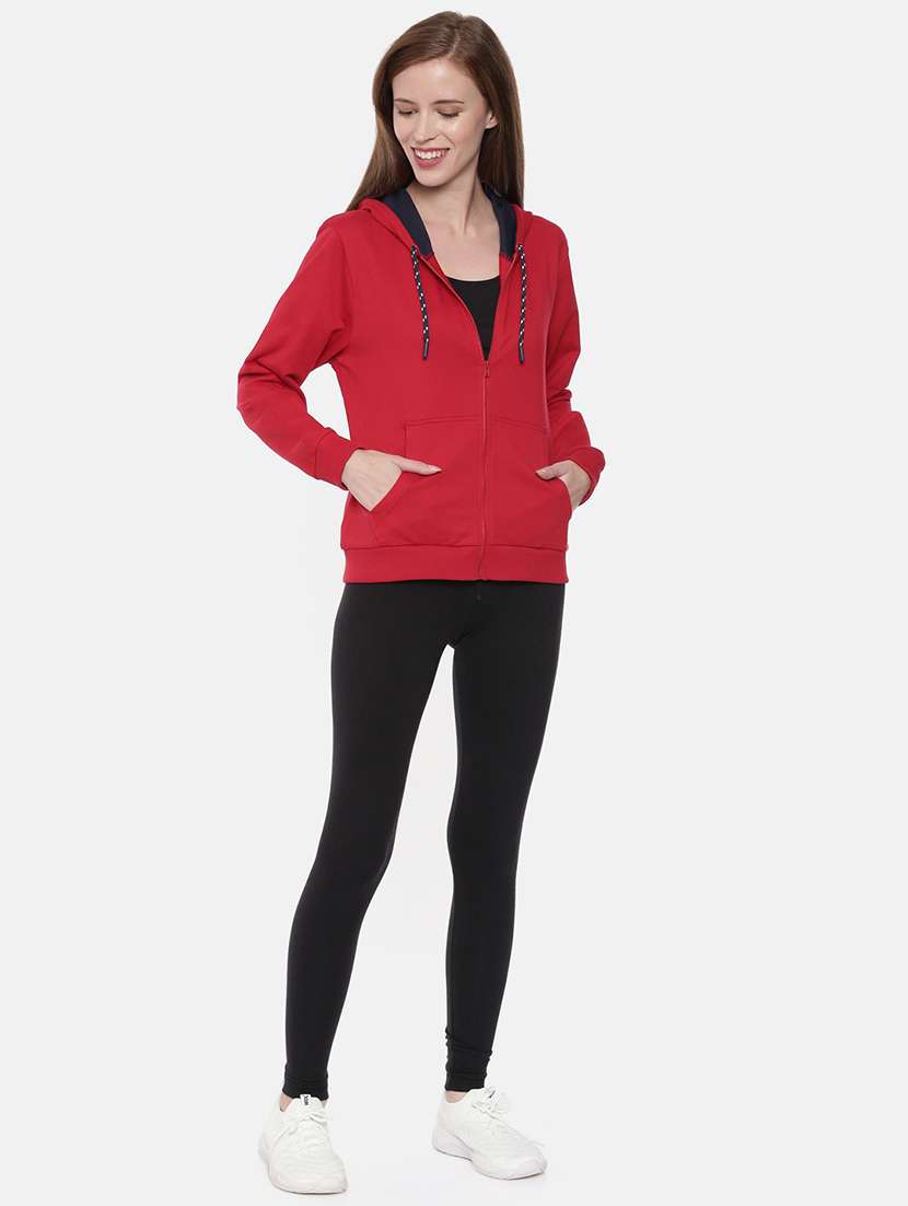 women solid long sleeve sweatshirt - 21700973 -  Standard Image - 3