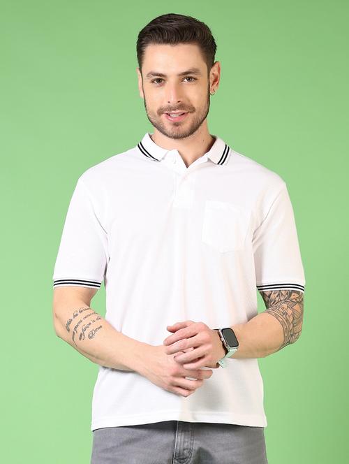 men short sleeves plain polo t-shirt - 21701022 - Standard Image - 0