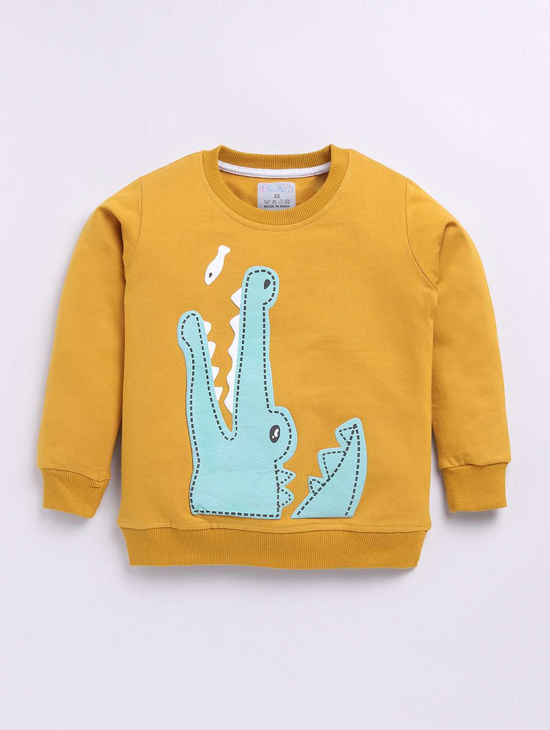 kids printed long sleeve sweatshirt