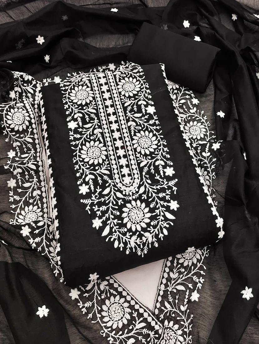 women embroidered 3-piece unstitched dress material - 21701166 - Zoom Image - 0