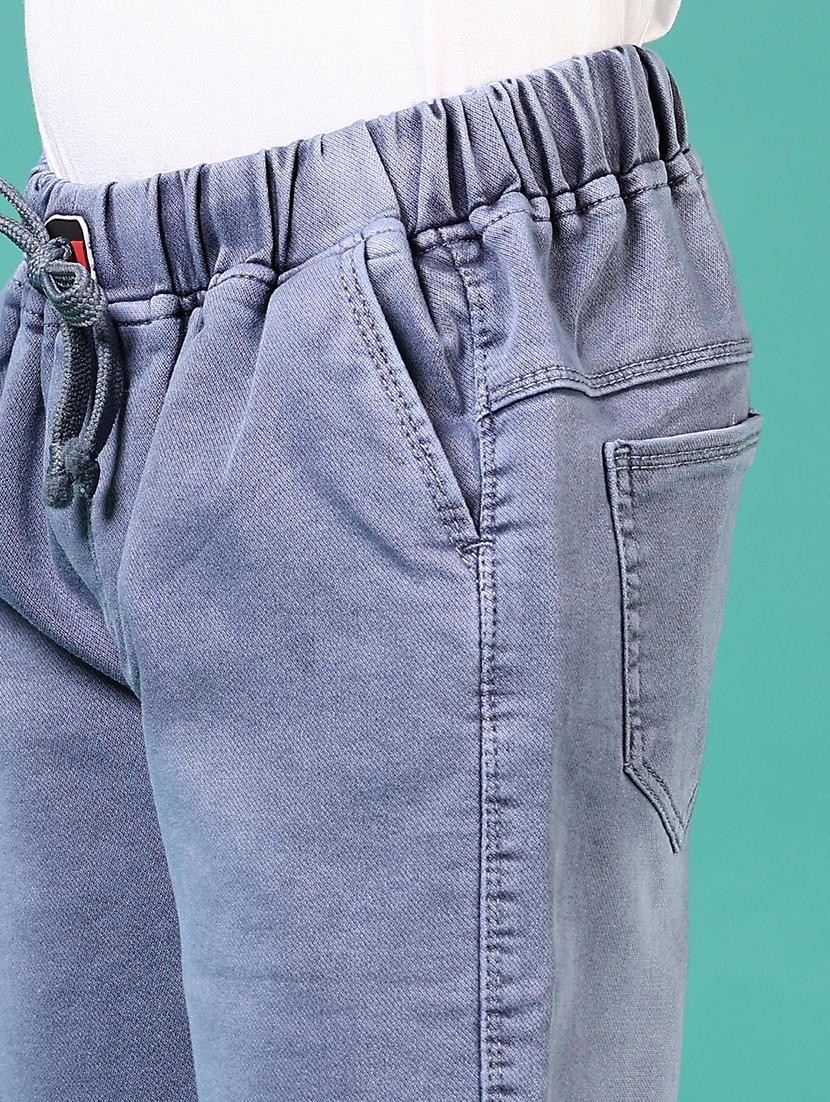 boys solid mid rise regular fit shorts - 21701635 - Standard Image - 5