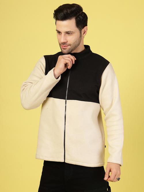 men long sleeves color block casual jacket - 21703428 -  Standard Image - 0