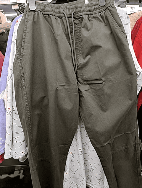 olive twill track pant - 21703601 - Zoom Image - 0