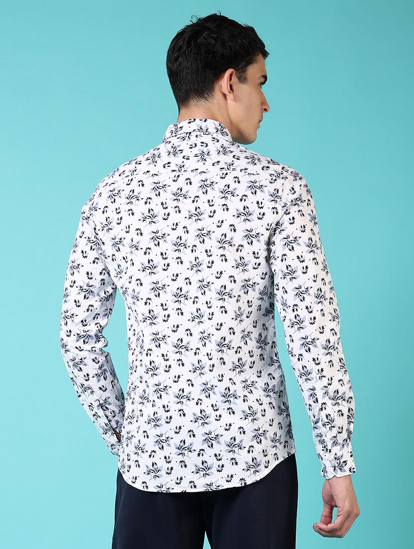 men long sleeves printed casual shirt - 21703825 - Standard Image - 3
