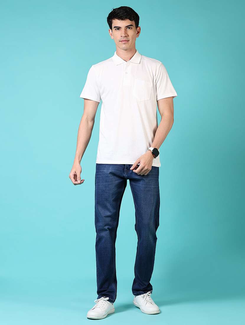 men short sleeves plain polo t-shirt - 21703865 -  Standard Image - 3
