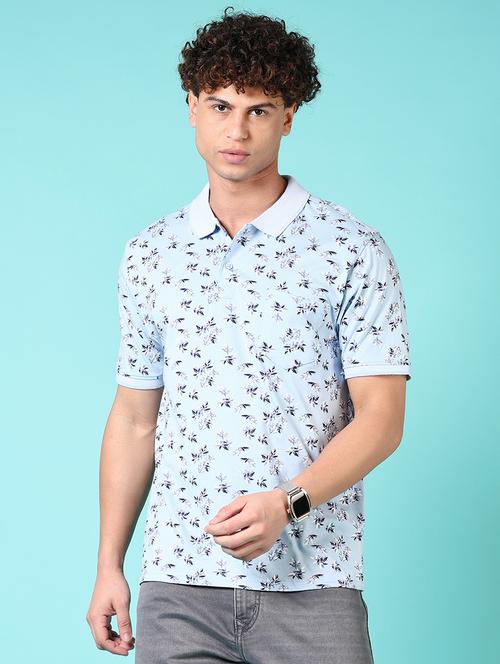 men short sleeves printed polo t-shirt - 21703867 - Standard Image - 0