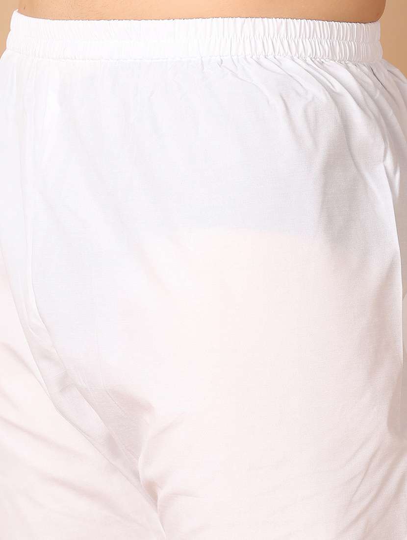 men mid rise solid ethnic pyjama  - 21703874 -  Standard Image - 5