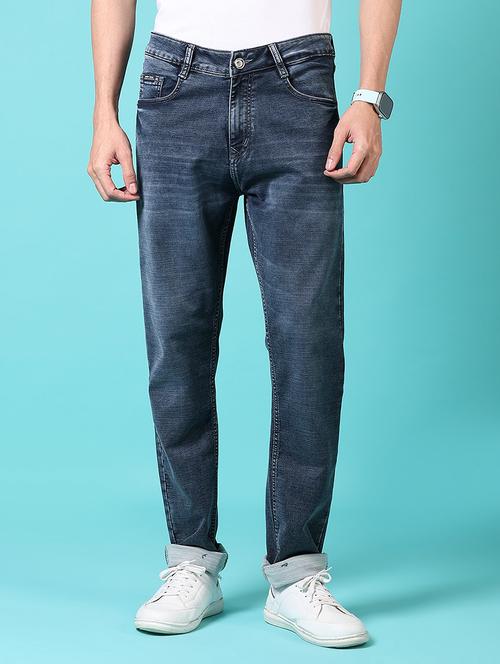 men mid rise plain jeans - 21703892 - Standard Image - 0